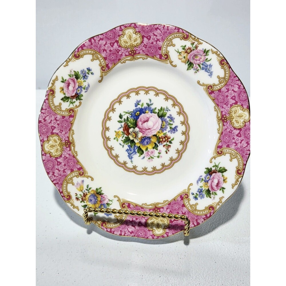 Royal Albert 1944 Lady Carlyle 7" Dessert Plate England EUC